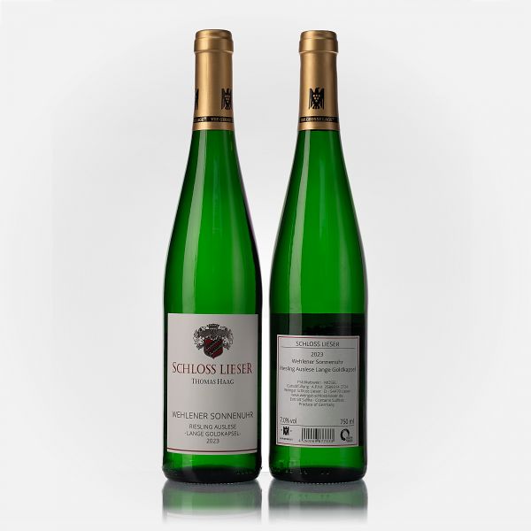 Wehlener Sonnenuhr Riesling Auslese Lange Goldkapsel 